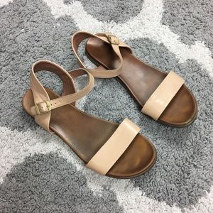 ROCK & CANDY | Nude Ankle Strap Sandals